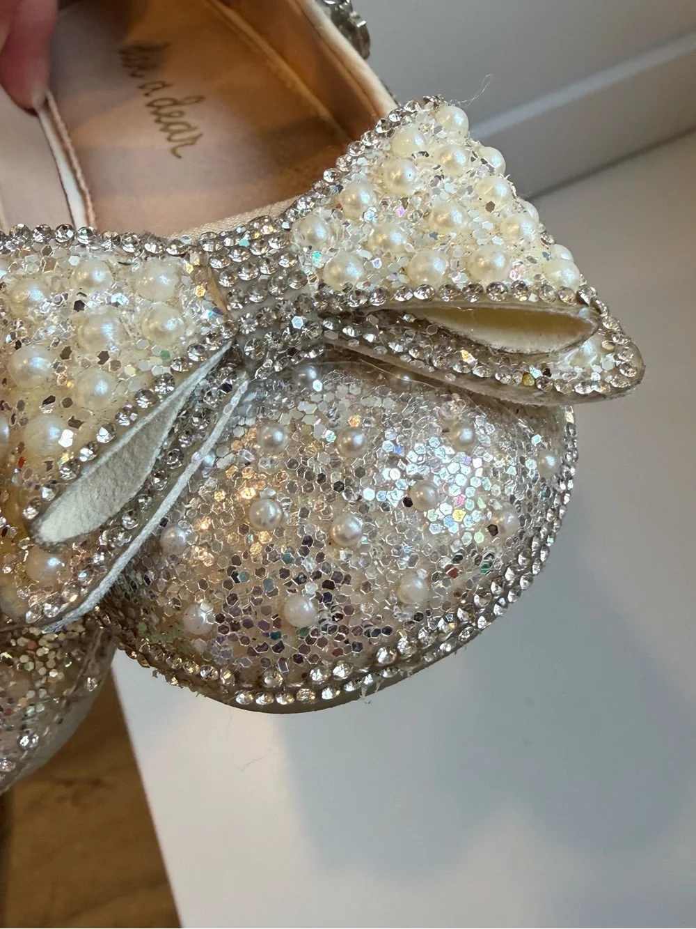 Doe a Dear Pearl Bow Mary Jane Shoes